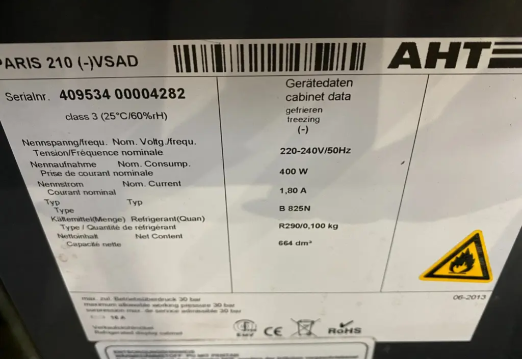 Mrazák AHT Paris 210 - 4