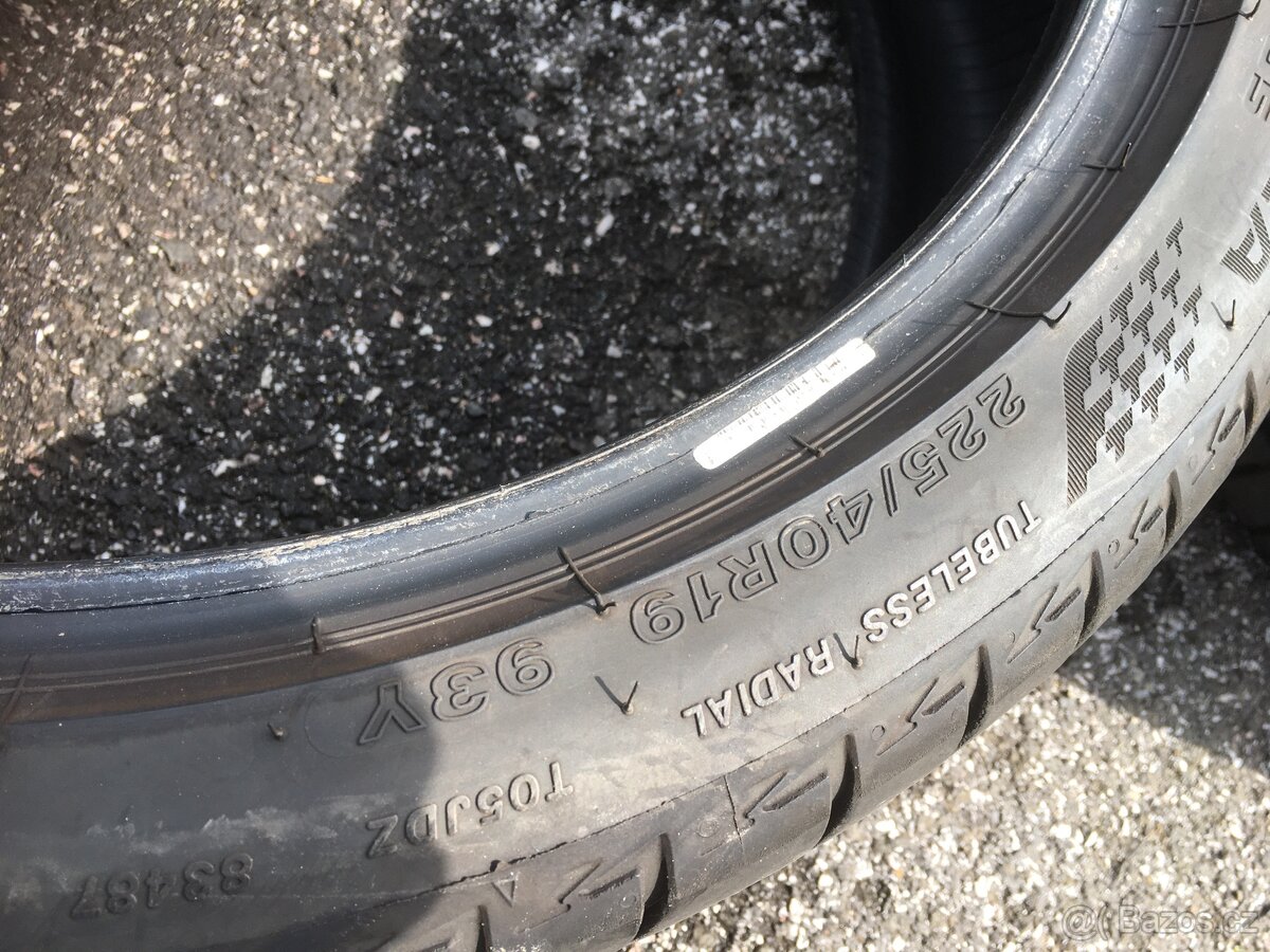 Letní pneu Bridgestone 225/40/19 - dot 2020 - 4
