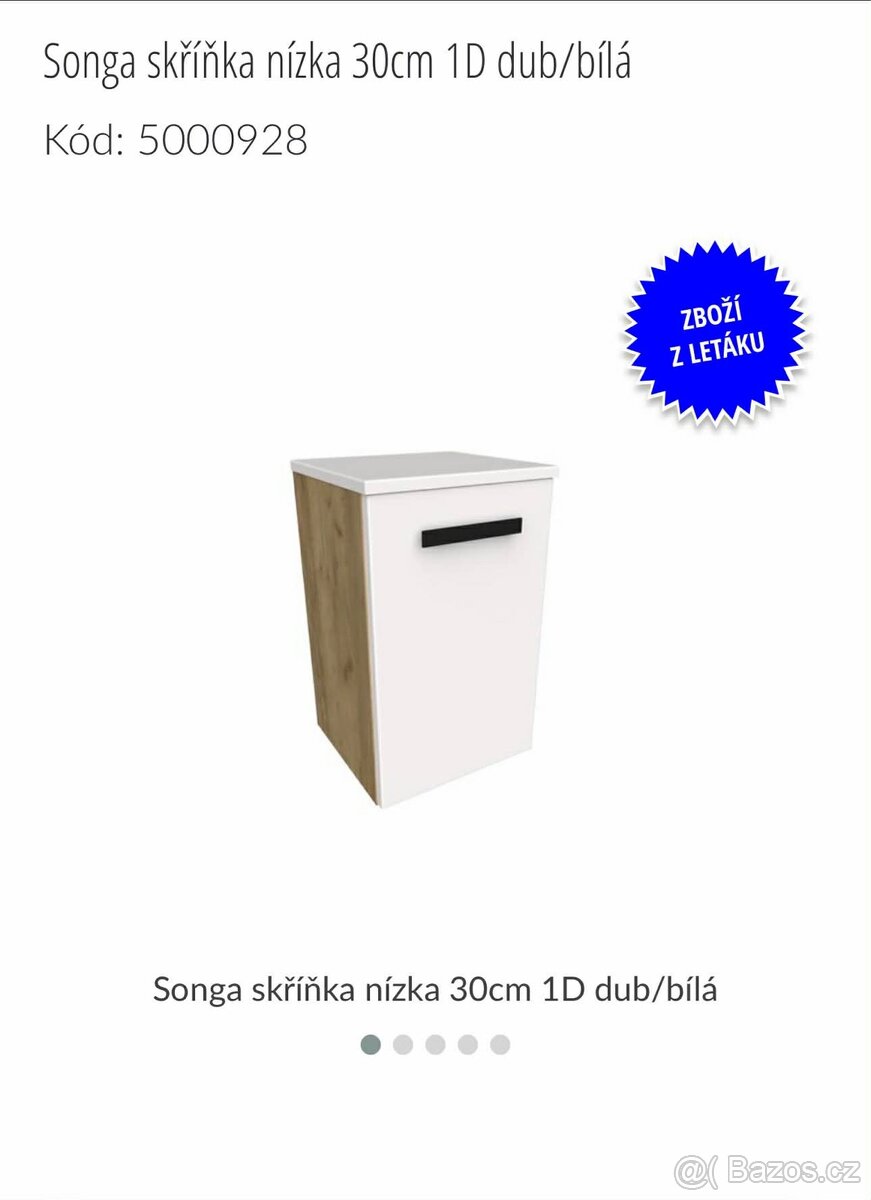 Koupelnová skříňka SONGA - 4