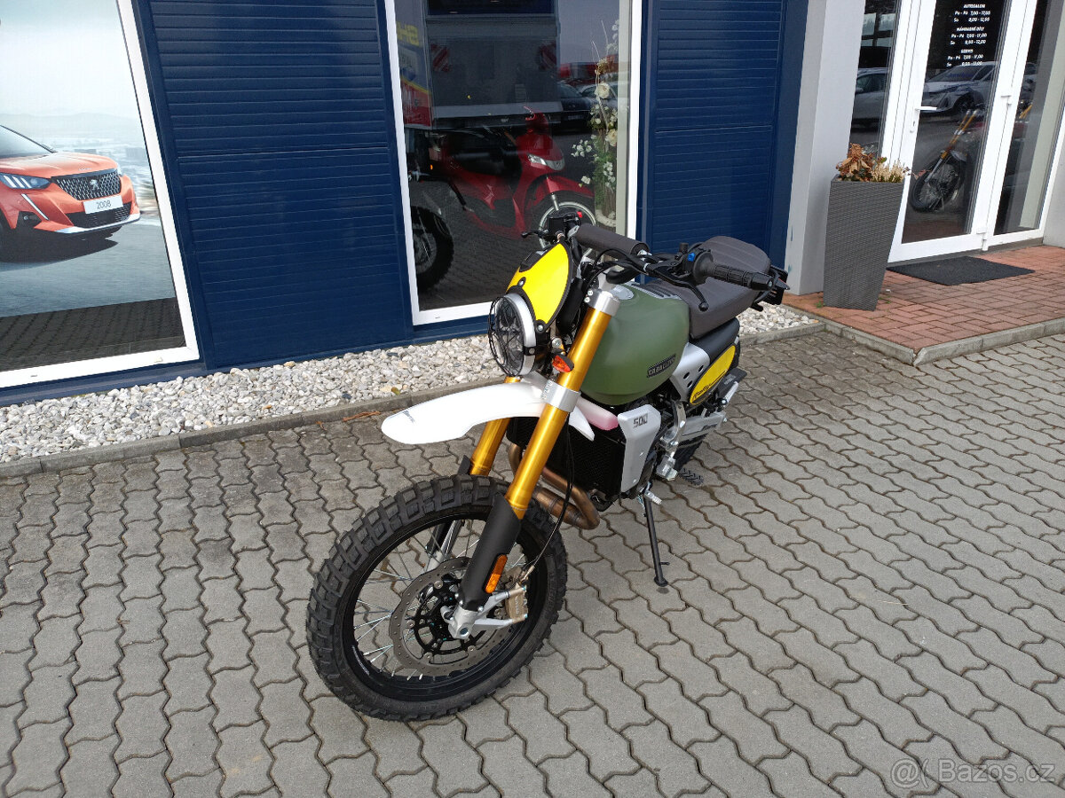 Fantic Caballero 500 Rally (zelená a písková )