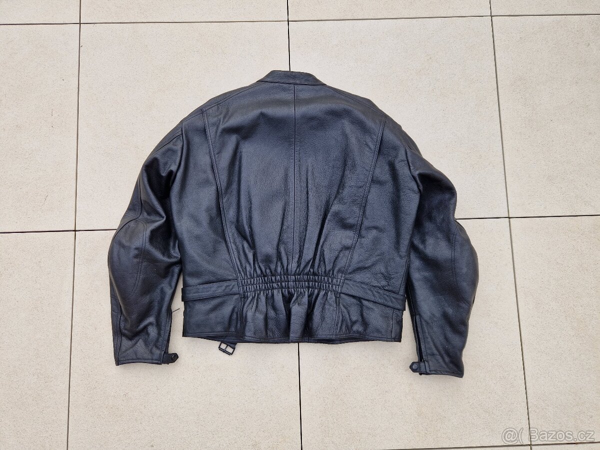 Pánská kožená moto bunda iXS velikost 66 (3XL) - 4