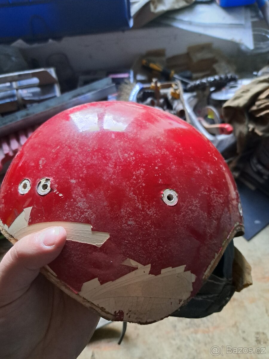 Přilba na veterána, retro přilba- CASSIDA- na renovaci - 4