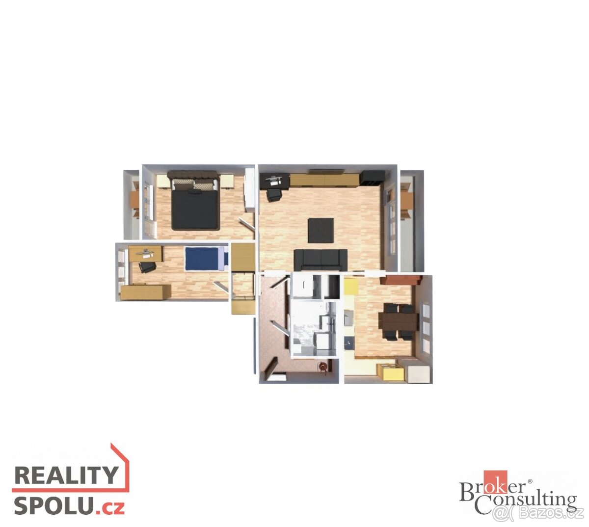 Pronájem, byty/3+1, 73 m2, Vítkovická 3078/14, 70200 Ostrava - 4