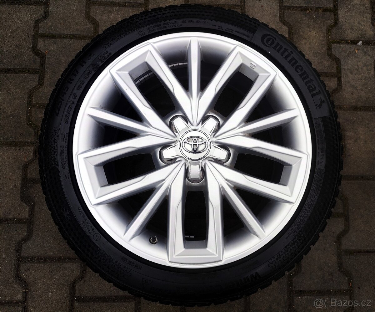 Alu kola originál Toyota Corolla 5x114,3 R17 NOVÁ SADA - 4