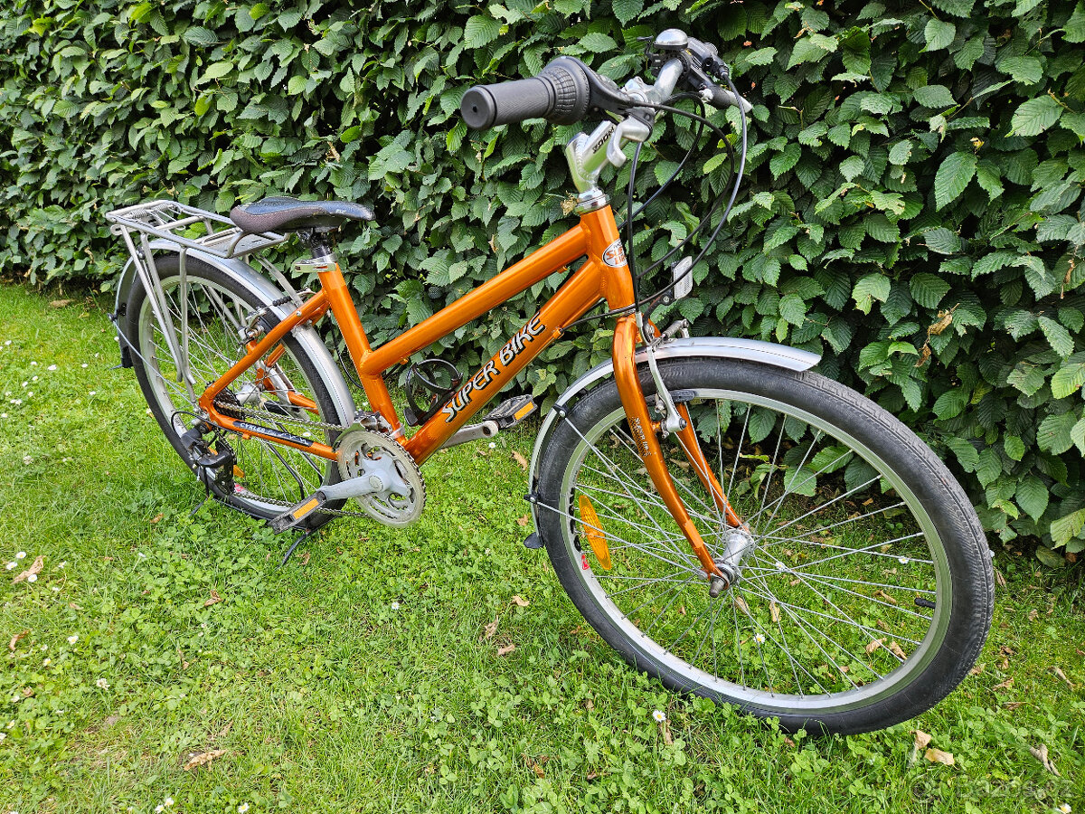 24" horské hliníkové kolo SUPERBIKE, rám 15" od 130 cm - 4