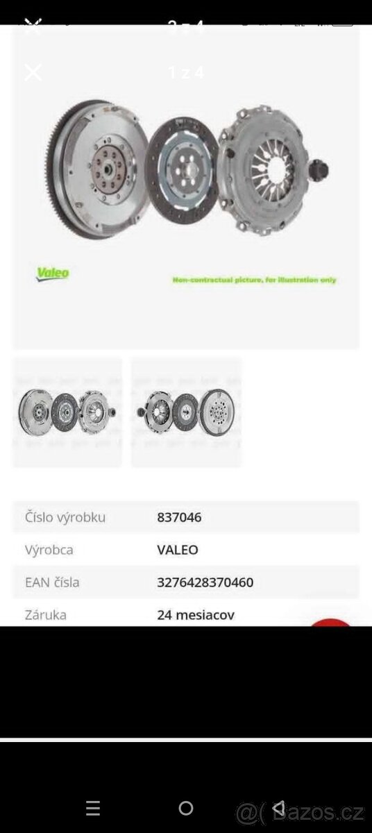 Spojkova sadá Valeo - 4