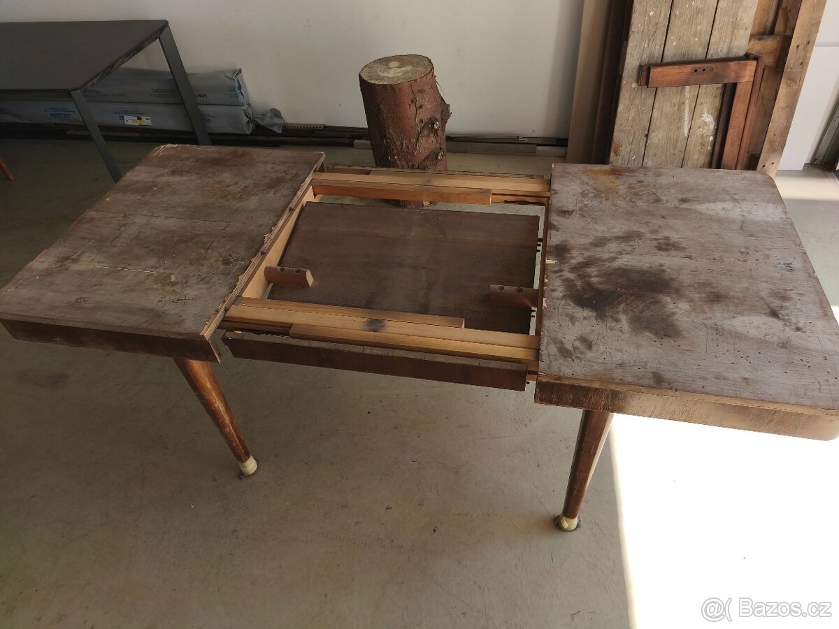 Stůl rozkládací ořech 1954 - 4