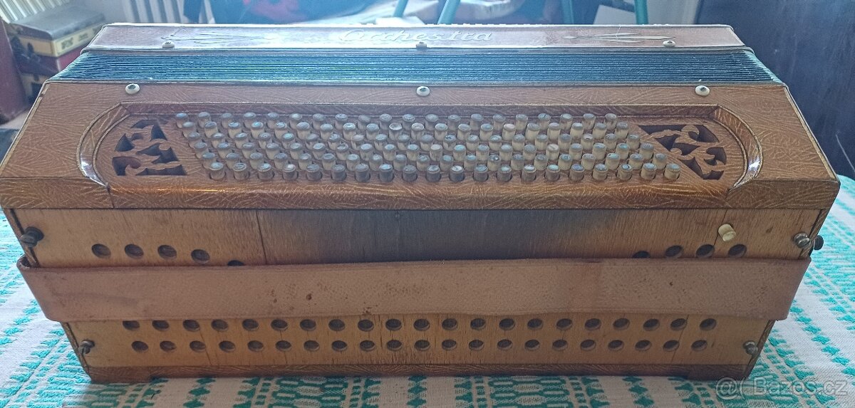 Akordeon, historická harmonika Orchestra - 4