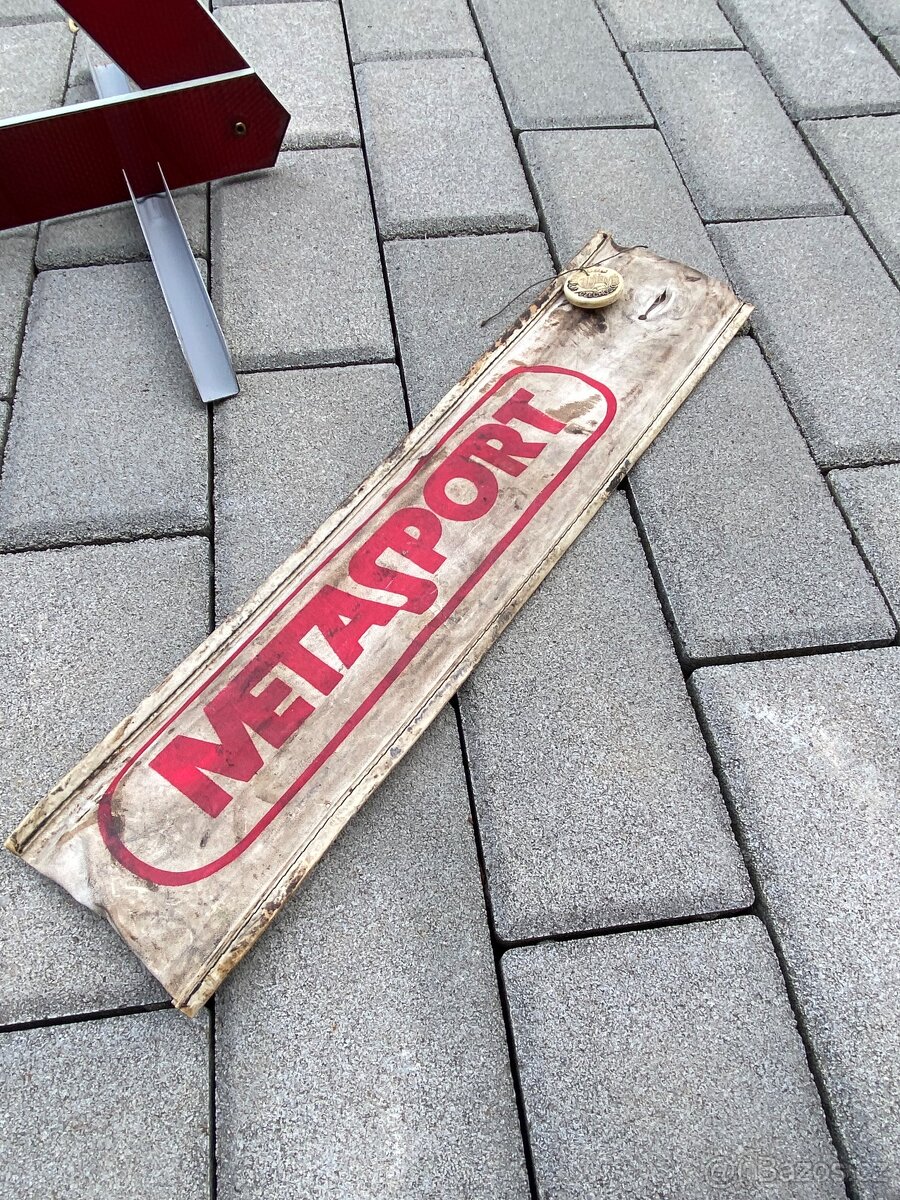 Výstražný trojúhelník retro - 4