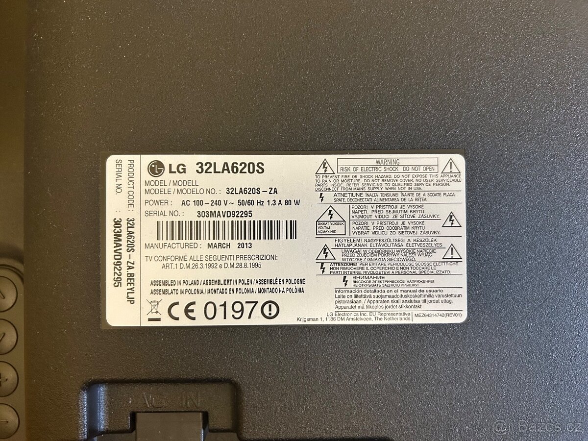 LCD televize LG FULL HD 32” - 4