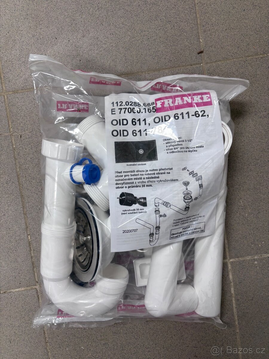 Franke Tectonite dřez OID 611, šedý, nový, nepoužitý - 4