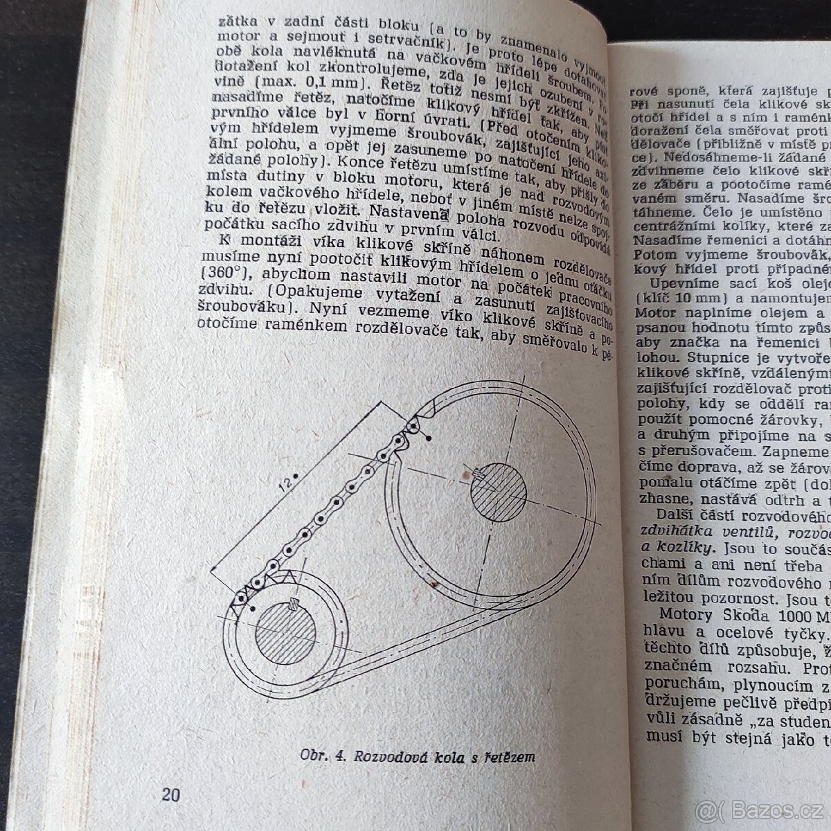 Údržba, opravy a seřizování automobilu Škoda 1000 MB - 4
