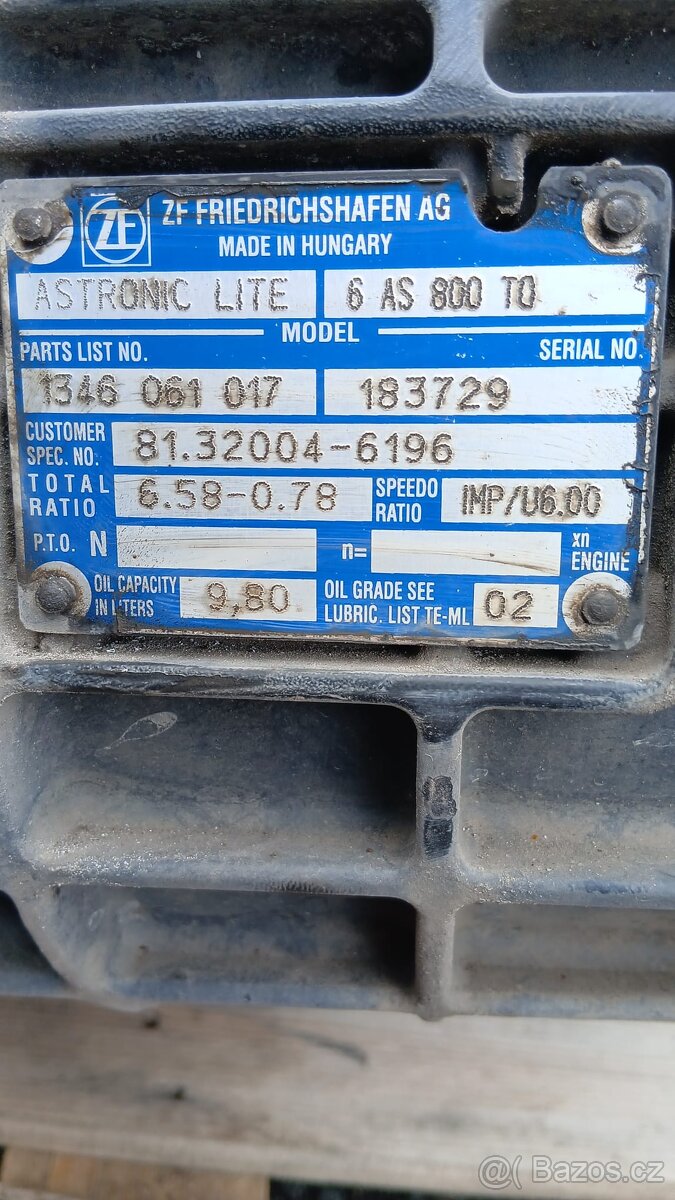 Man tgl převodovka automatická - 4