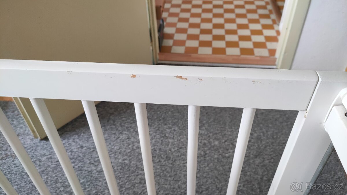 Dětská postýlka-bílá 120 x 60 cm, s matrací - 4