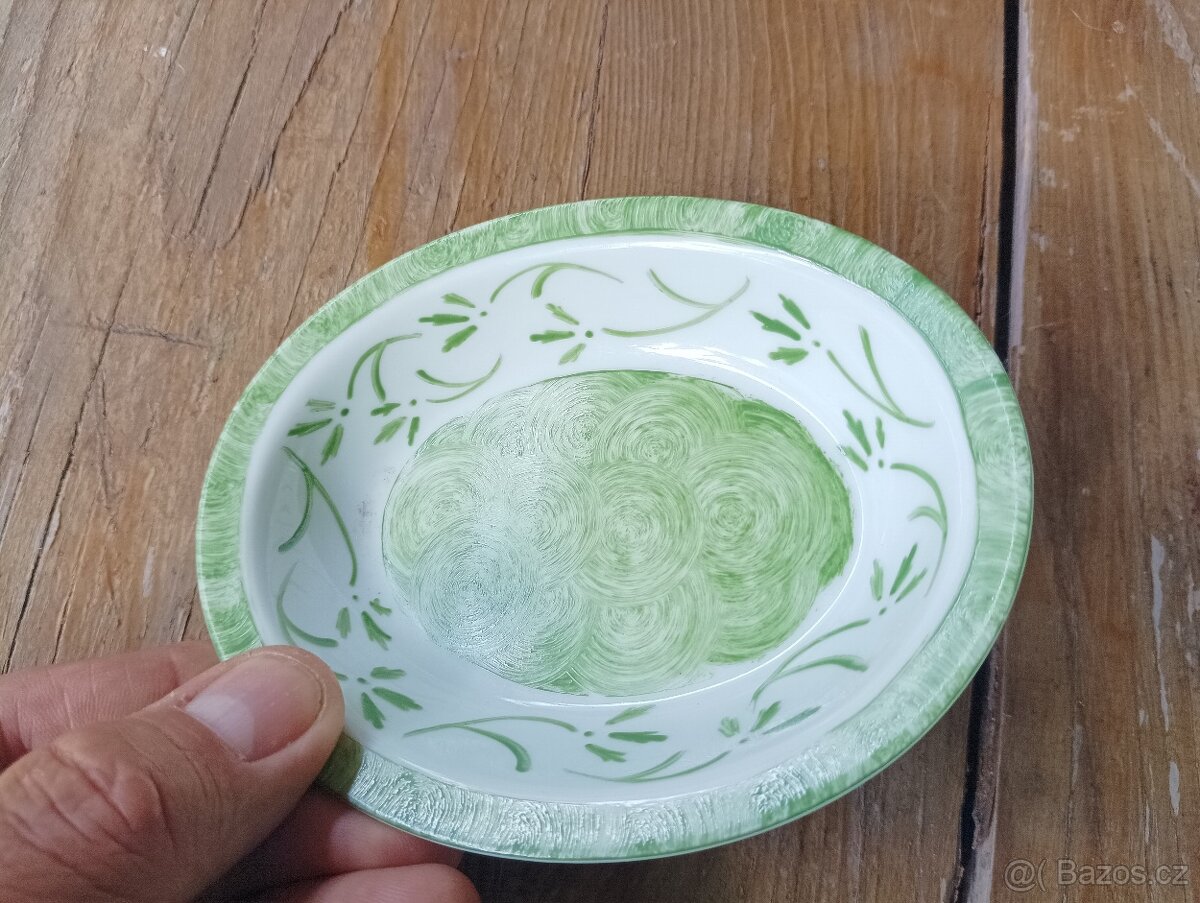 PORCELÁNOVÁ MÝDLENKA JACQUES PERGAY LIMOGES FRANCIE - 4