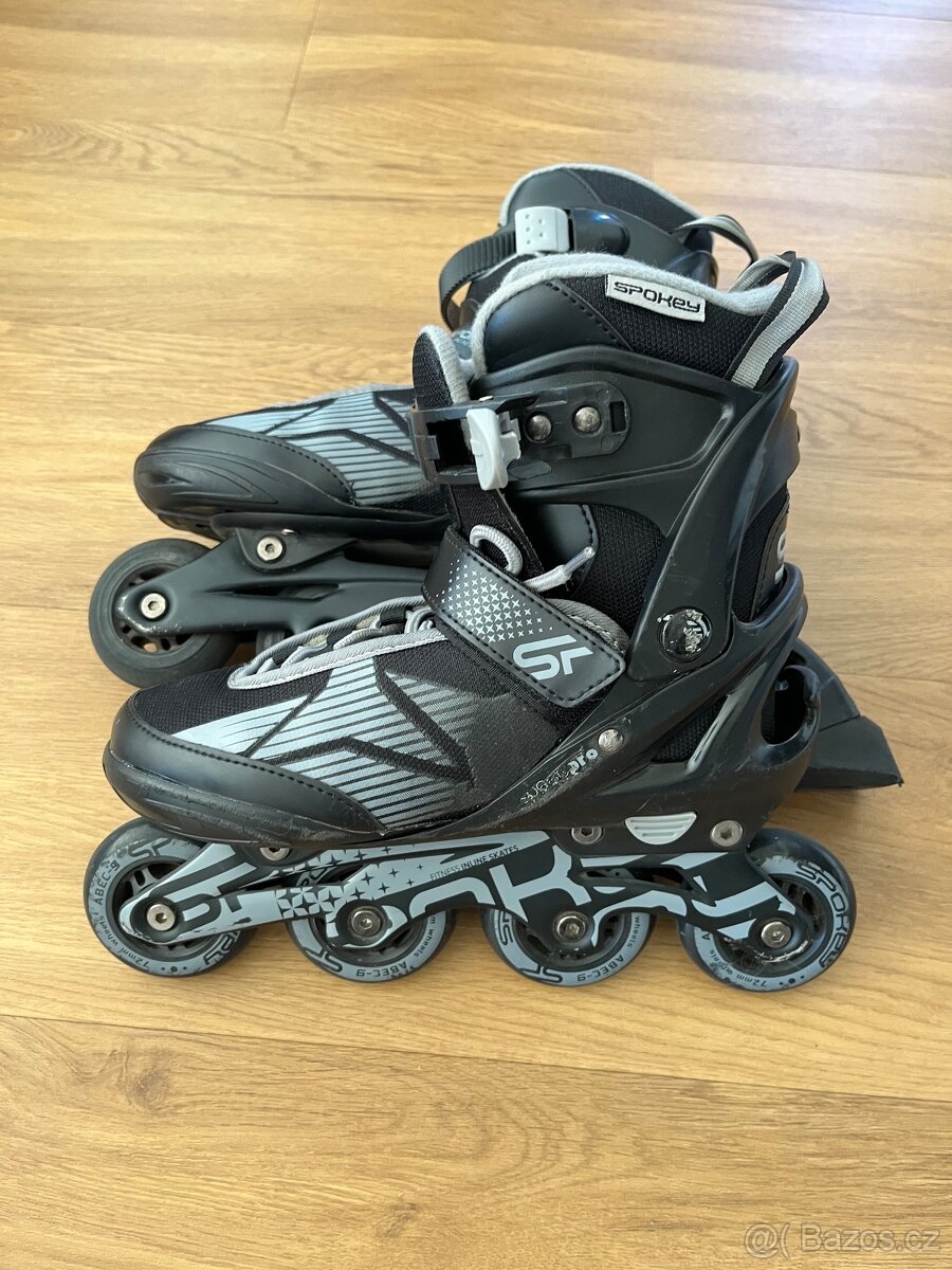 Prodám In-line brusle vel. 37-40 zn. Spokey( nastavitelne) - 4