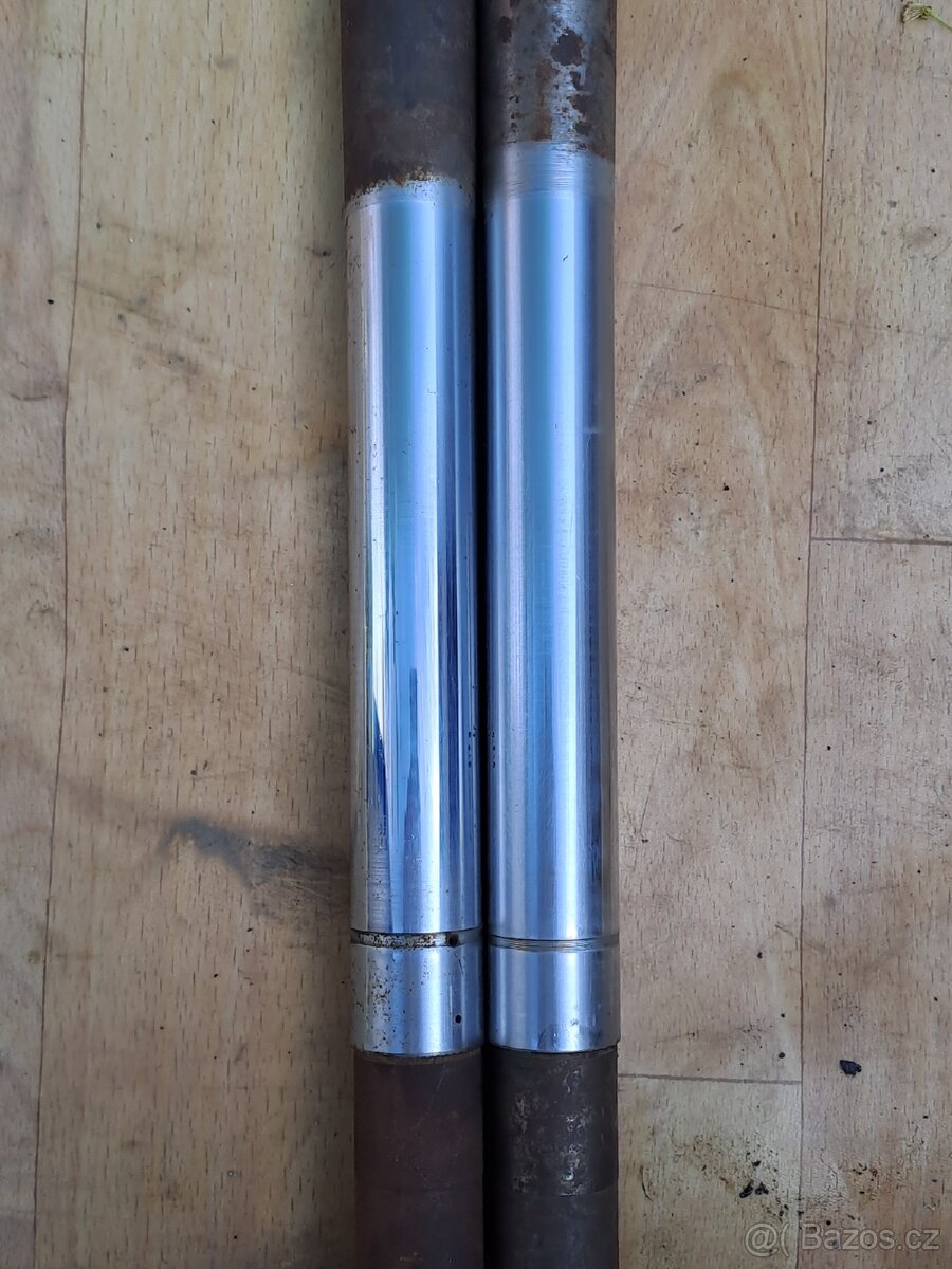 ČZ 175/477 Harlejka trubky vidlice tvrdochrom - 4