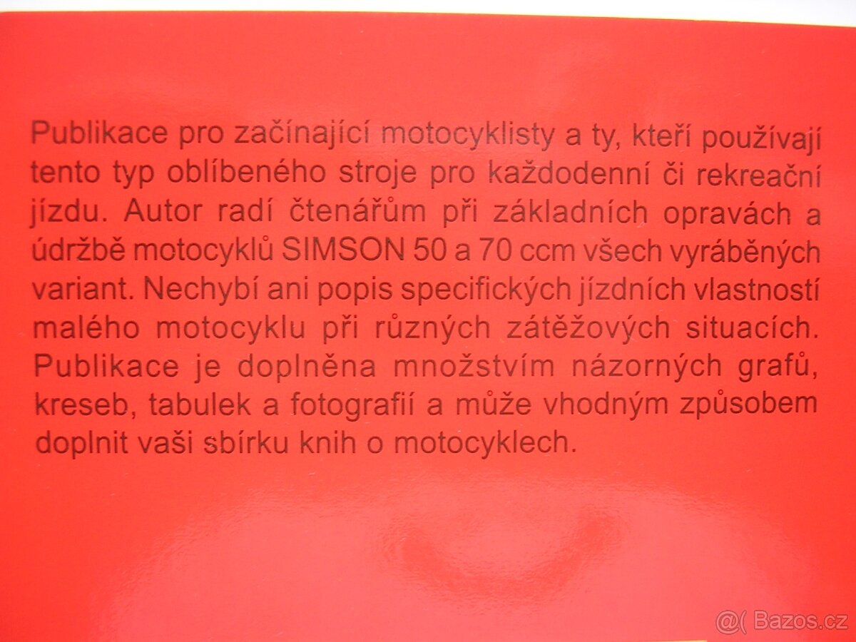 SIMSON - jízda , údržba a opravy (KNIHA) - 4