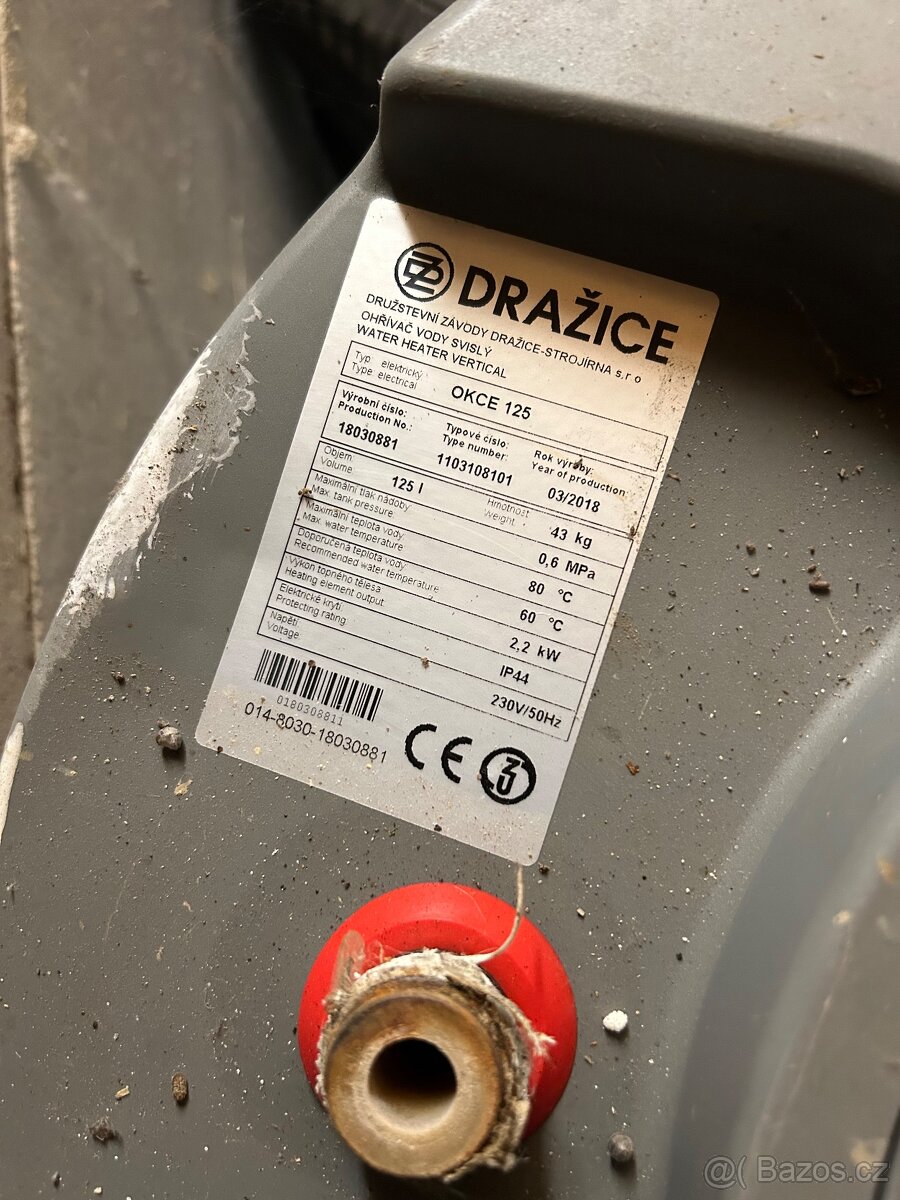 Bojler Drazice Okce 125. - 4