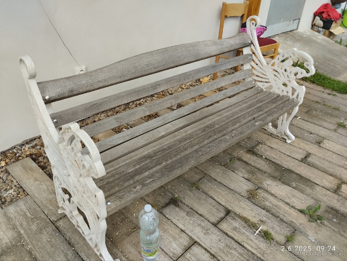 Litinová lavička akát - 4