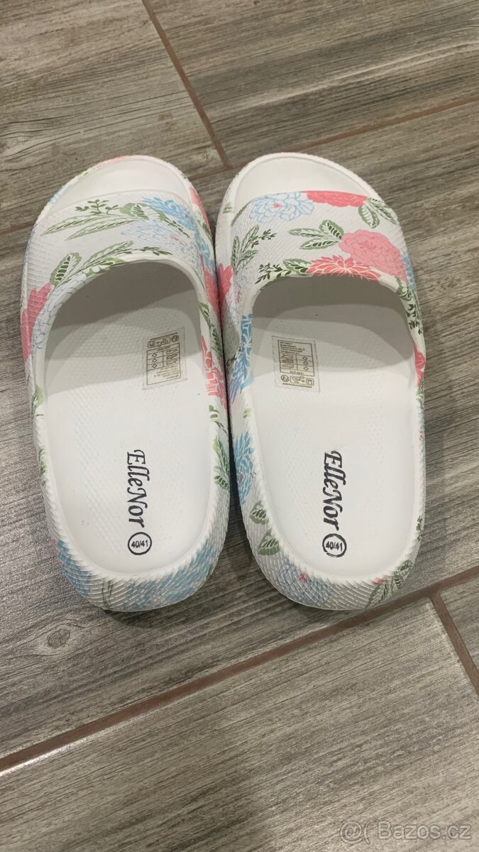 dámské pantofle vel.40/41 (nazouváky) zn.Elle Nor - 4