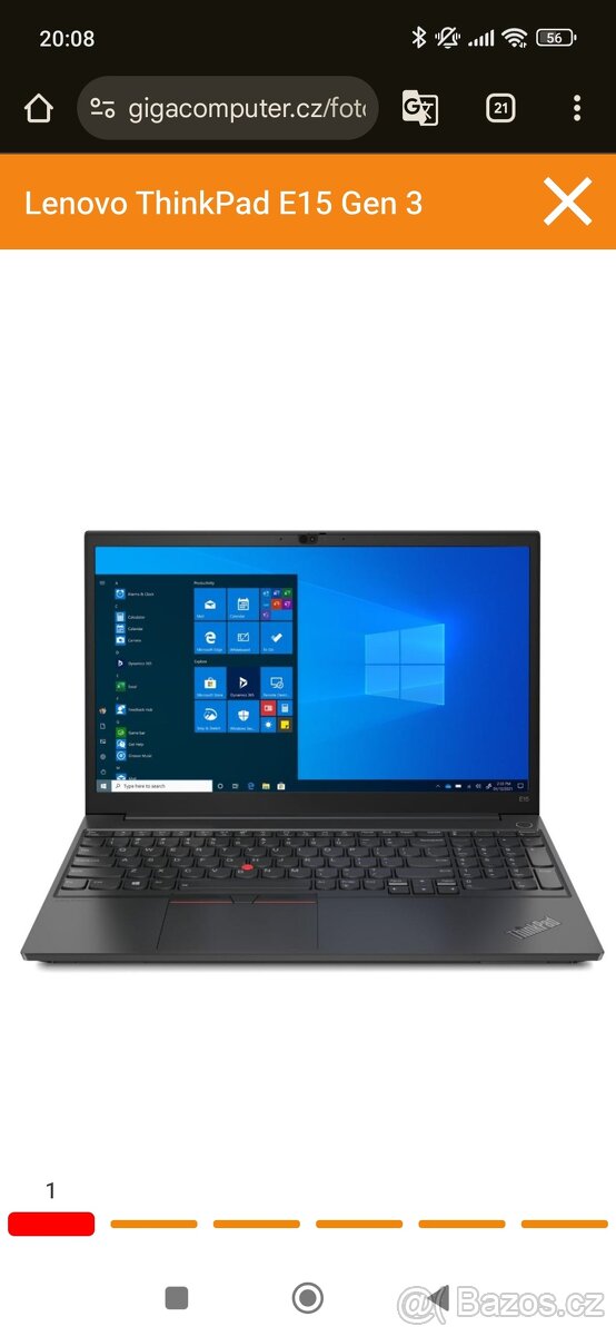 Lenovo ThinkPad E15 gen3 - JEŠTĚ STÁLE V ZARUCE - 4
