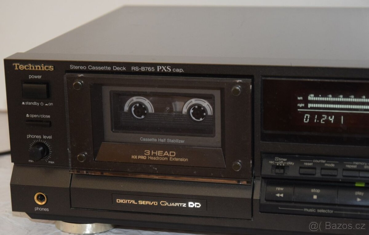 Tape deck TECHNICS RS-B765, 3 hlavy, CLASS AA, Quartz DD - 4