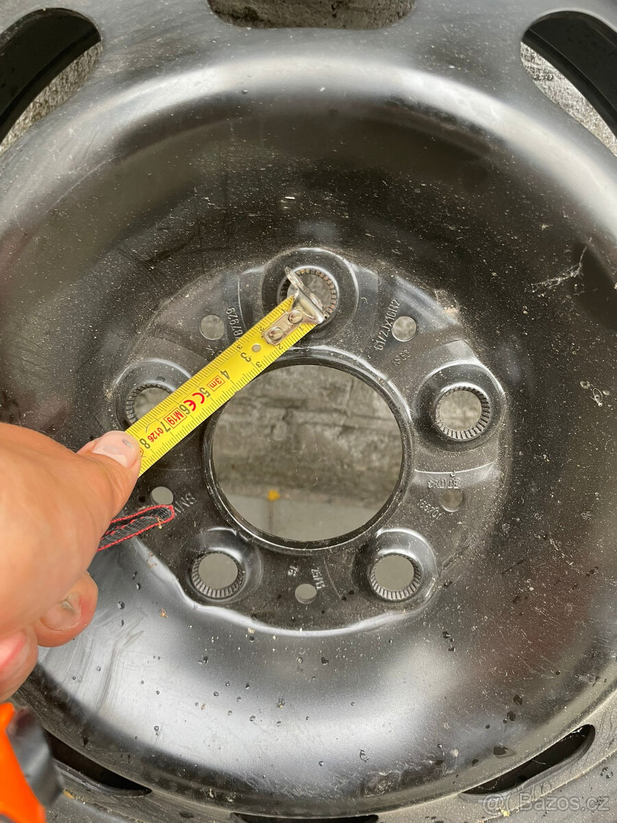 NOVÉ disky plech černý + Pneumatiky - 4