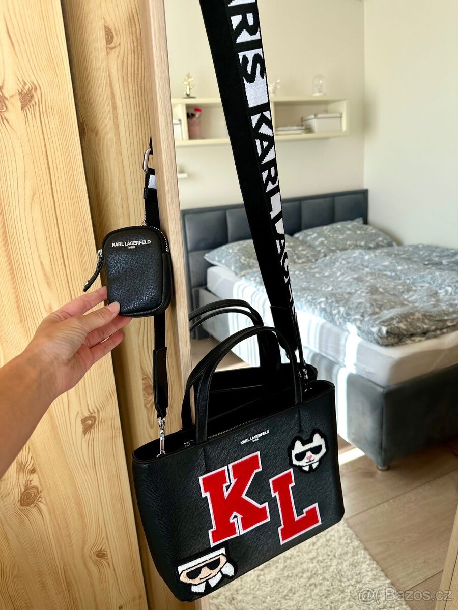 KARL LAGERFELD ČERNÁ KABELKA 1 - 4