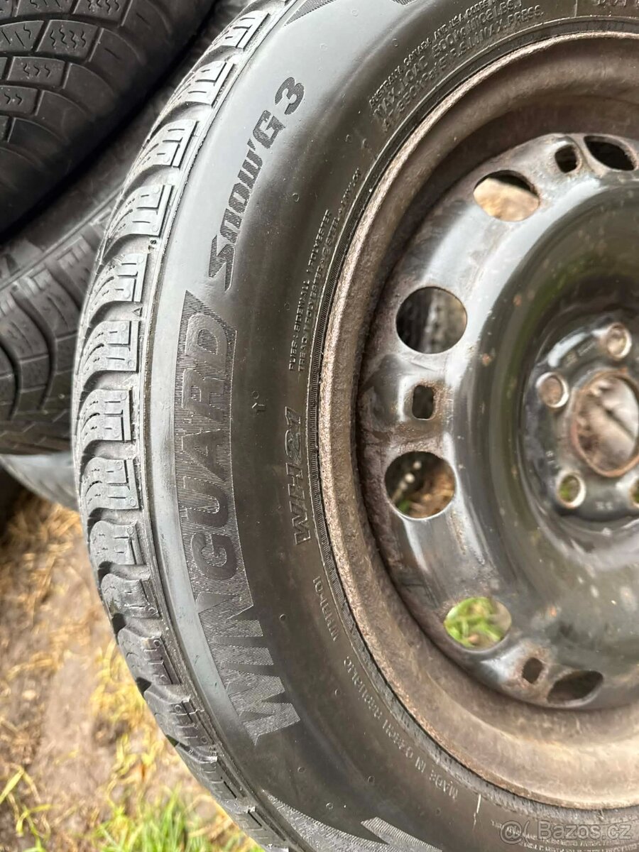 R15 5x100 zimní disky Fabia - 4