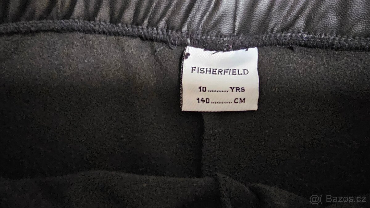 Dívčí koženkové legíny vel. 140 - 4