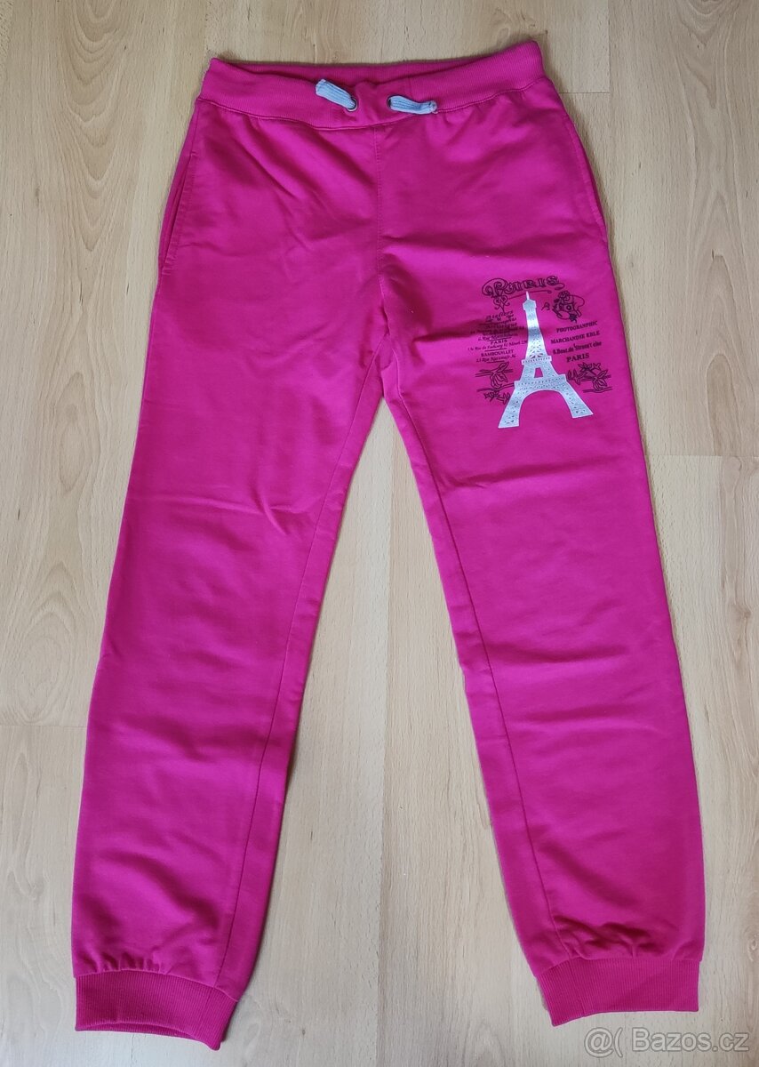 Dívčí tepláky vše Kugo 2x 146, 2x 152 - 4