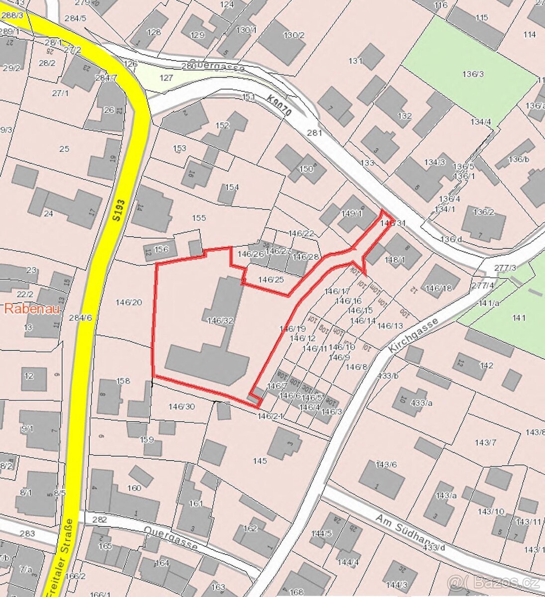 Prodej stavebního pozemku 1983 m², Rabenau, Německo - 4