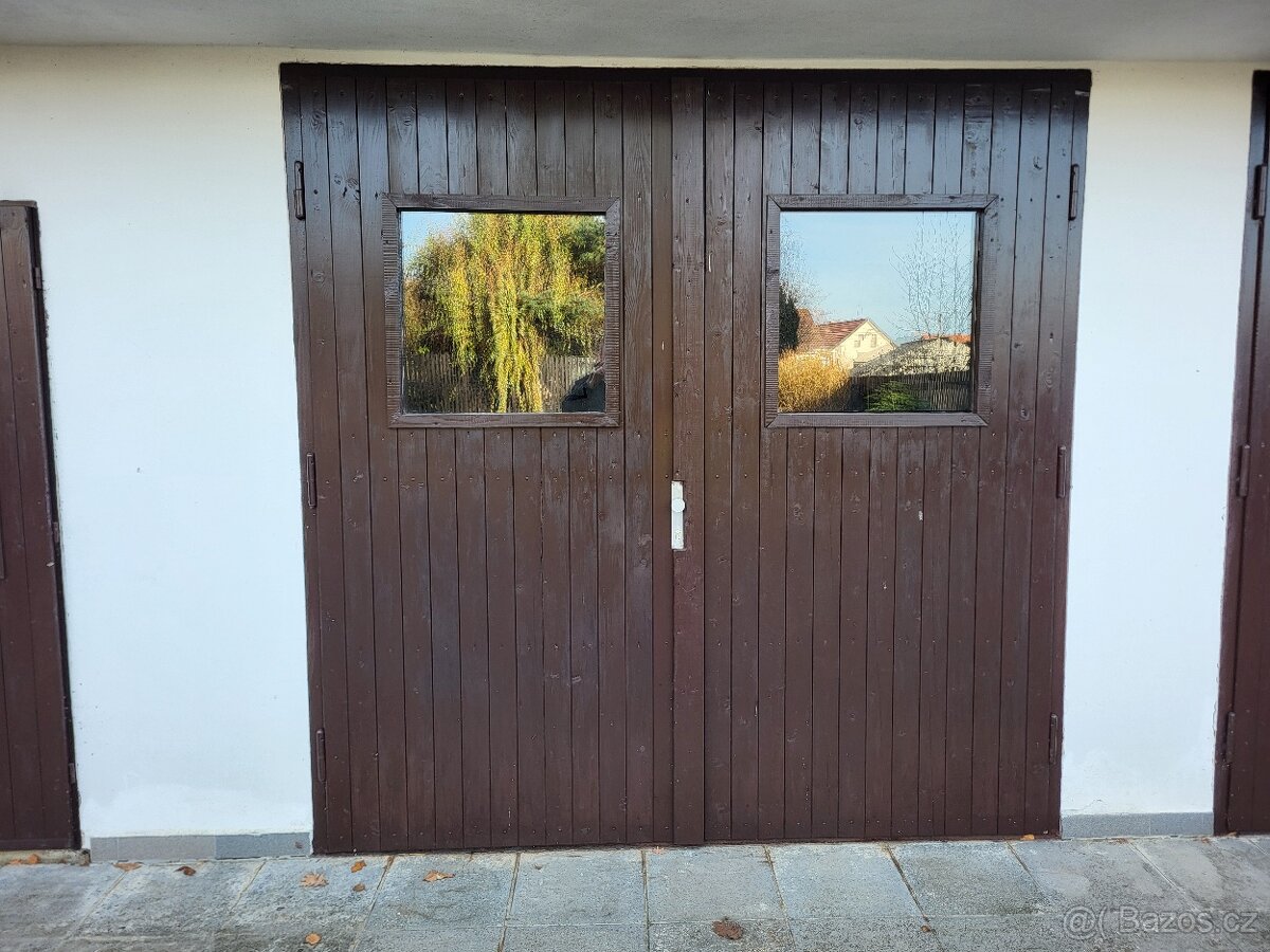 2x zánovní garážová vrata 238x224 cm - 4