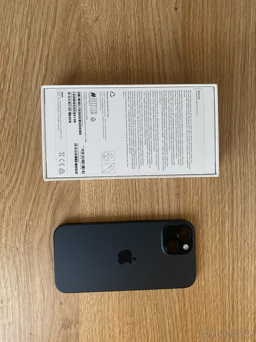 iPhone 15 v záruce, baterie 100% - 4