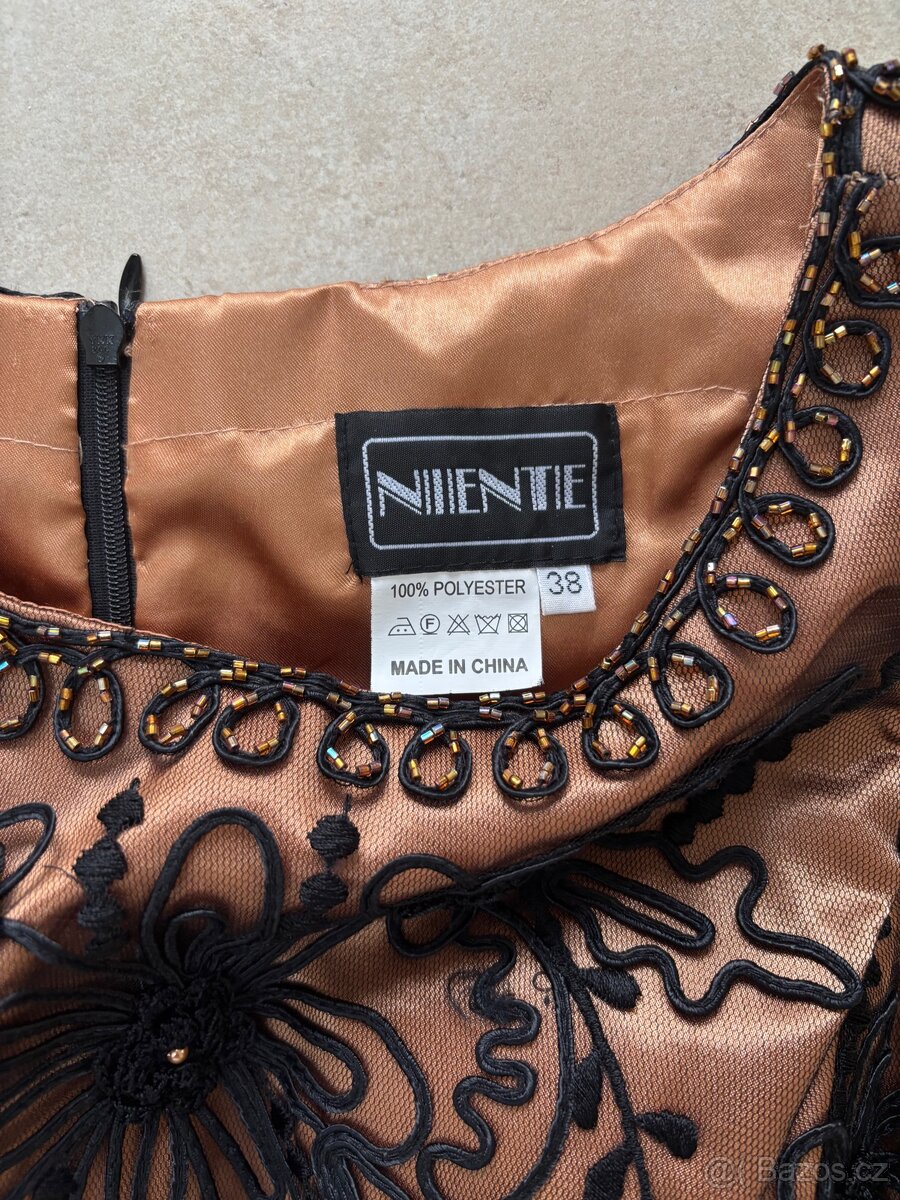 Dámské plesové šaty vel.38, zn. NIENTE - 4