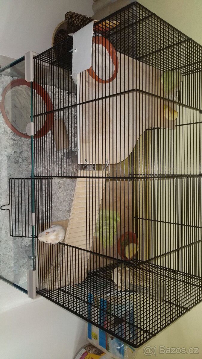 Klec pro drobné hlodavce se skleněným spodkem - 4