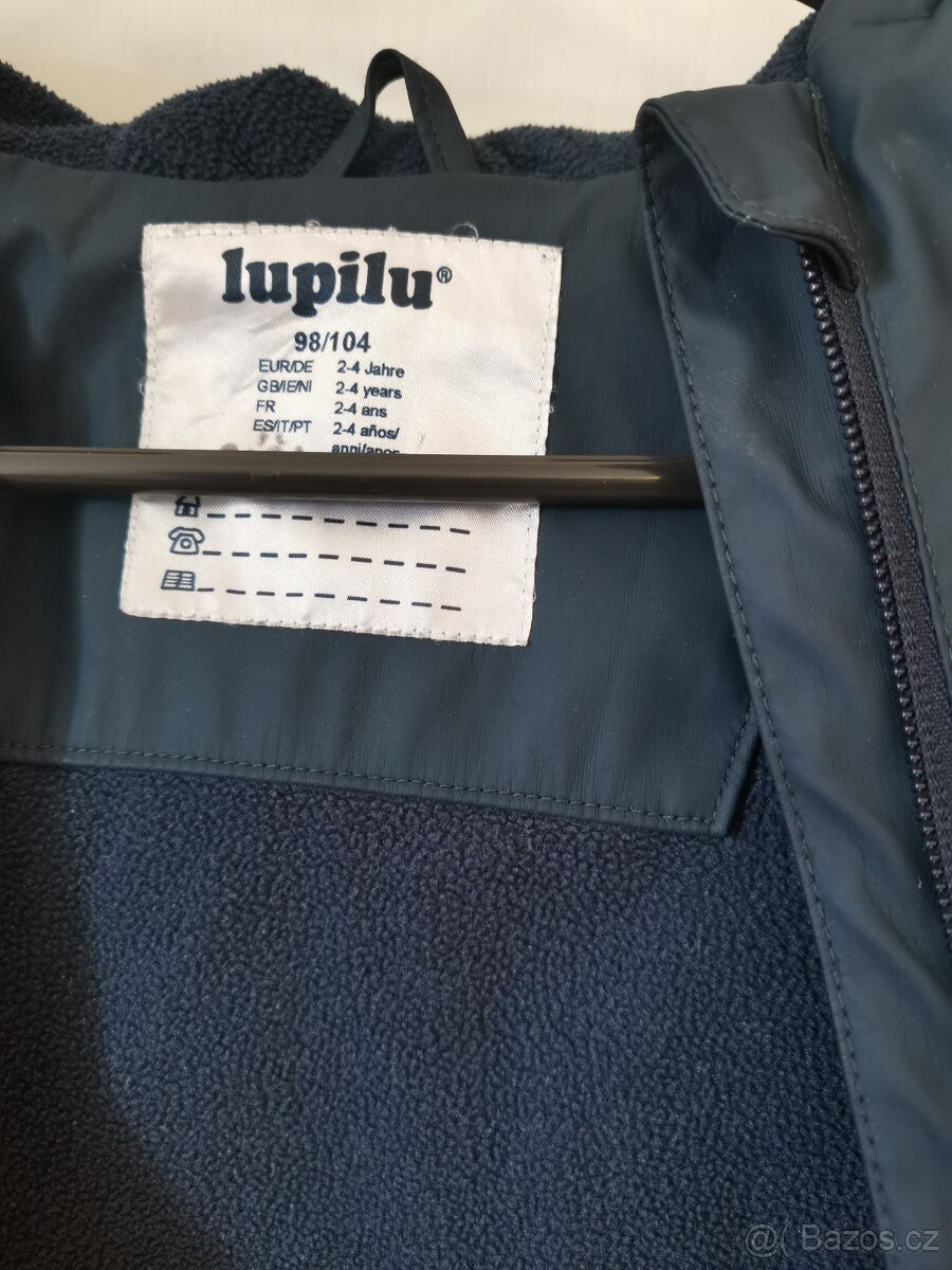 Nepromokavá bunda 2x (98/104) a kombinéza Lupilu (86/92) - 4