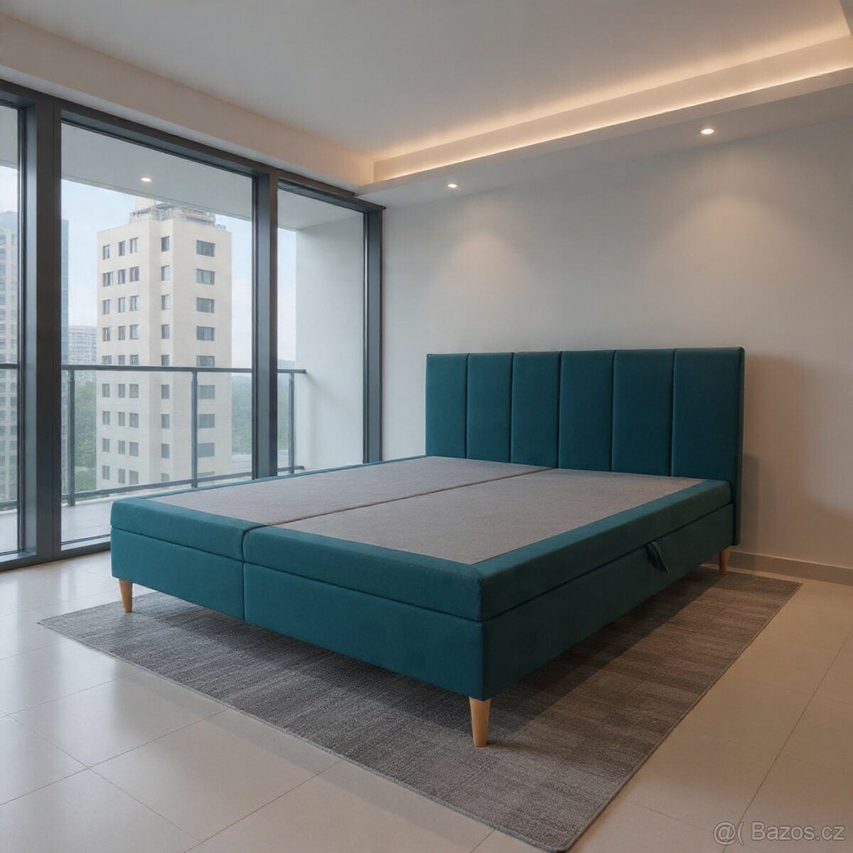 180x200cm velká postel manželská - 4