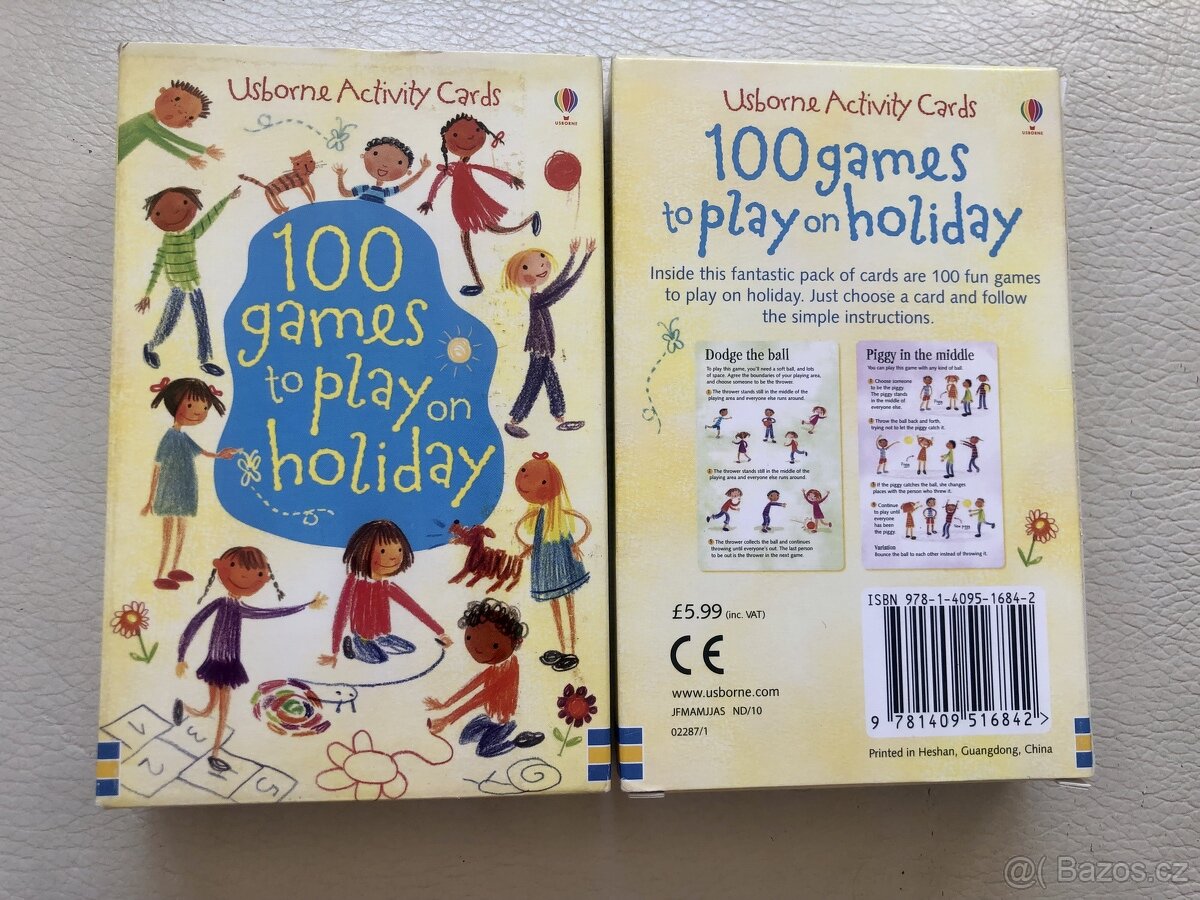 Anglické karty pro děti, 14ks (Usborne) - 4