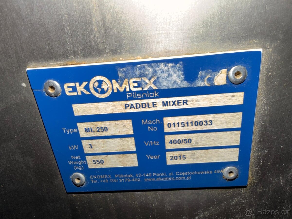 EKOMEX ML 250 - míchačka masa - 4