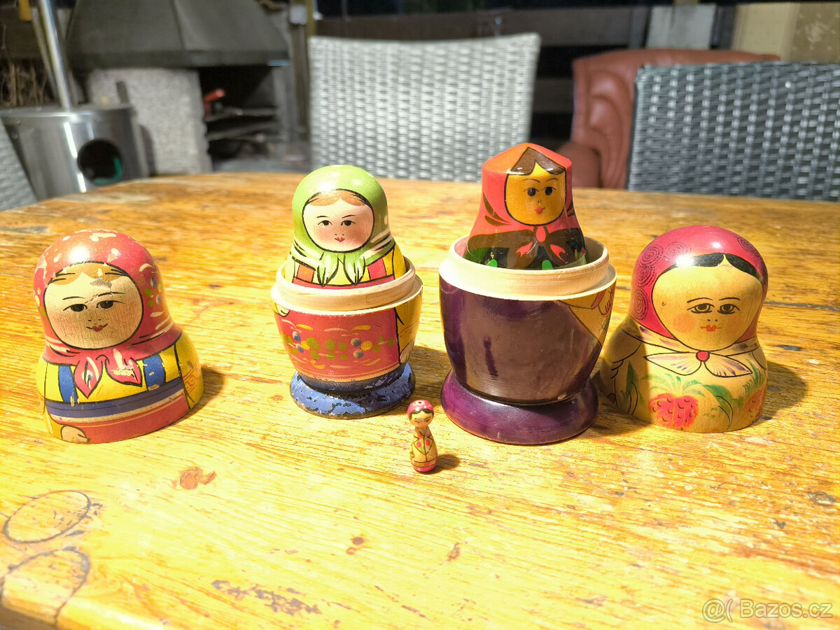 RUSKÉ SKLÁDACÍ PANENKY MATRYOSHKA, - 4