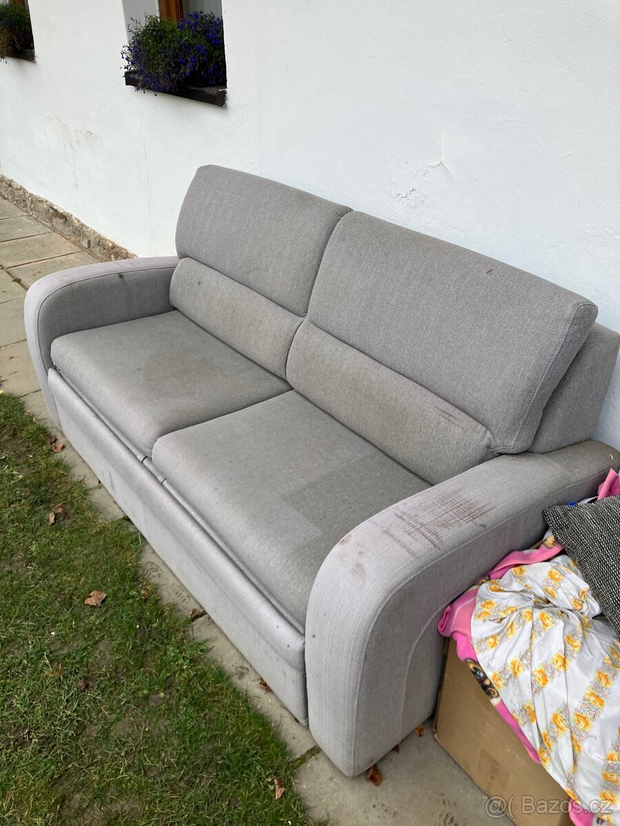 Sedačka rozkládací za odvoz - 4