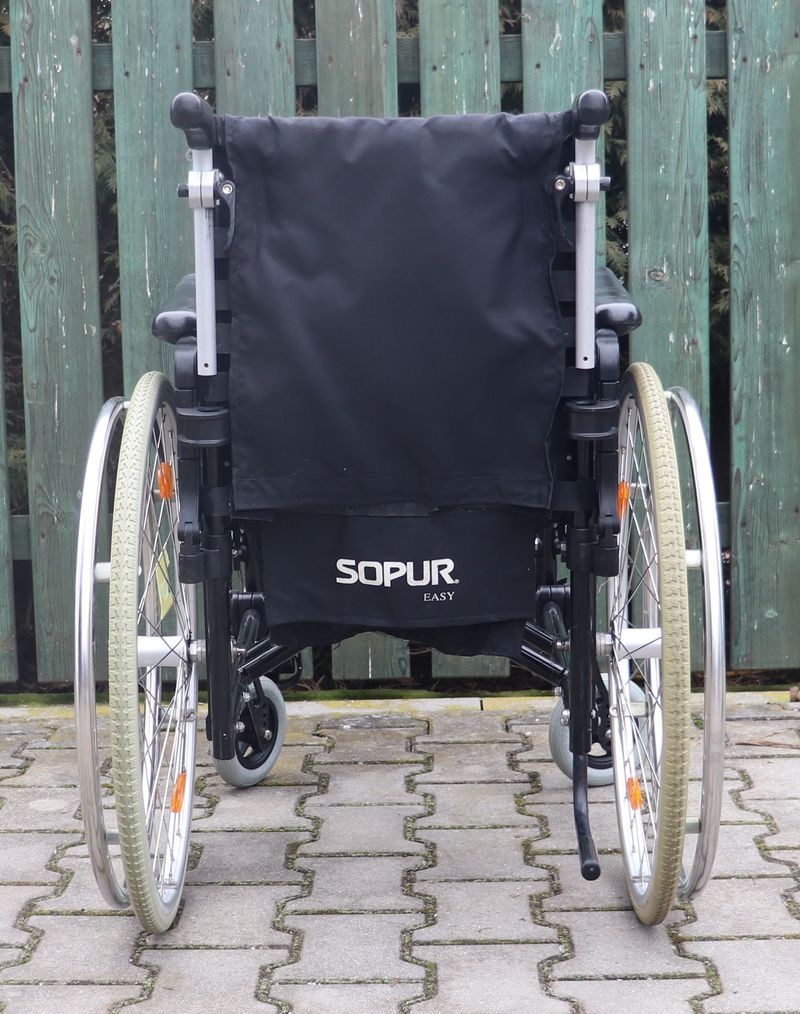 002-Mechanický invalidní vozík Sopur. - 4