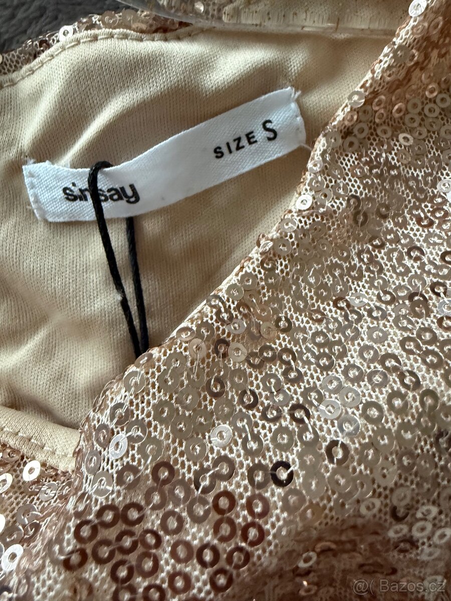 Šaty s flitry, S - 4