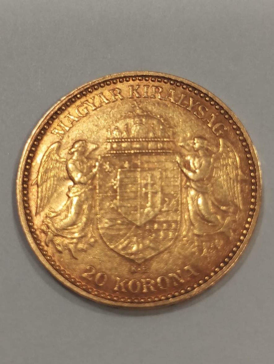 ZLATÁ MINCE UHERSKÁ 20 KORUN r.1900 - 4