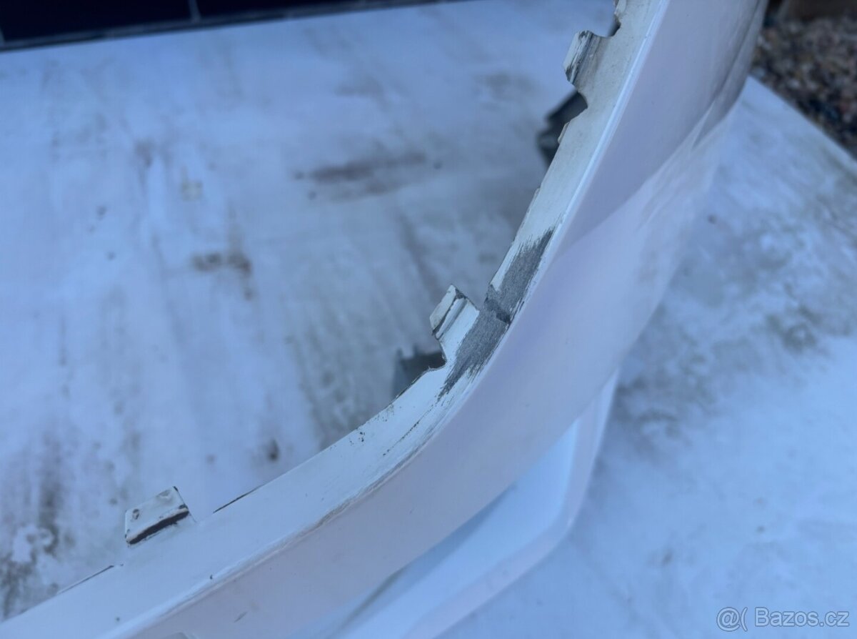 Přední nárazník Škoda Fabia 3 facelift bílá. - 4