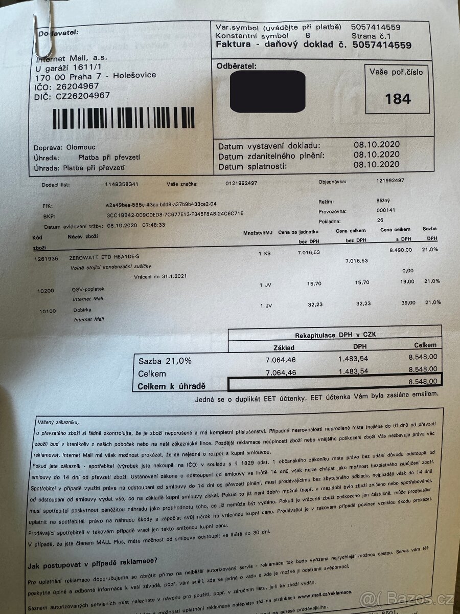 Sušička Zerowatt - 4