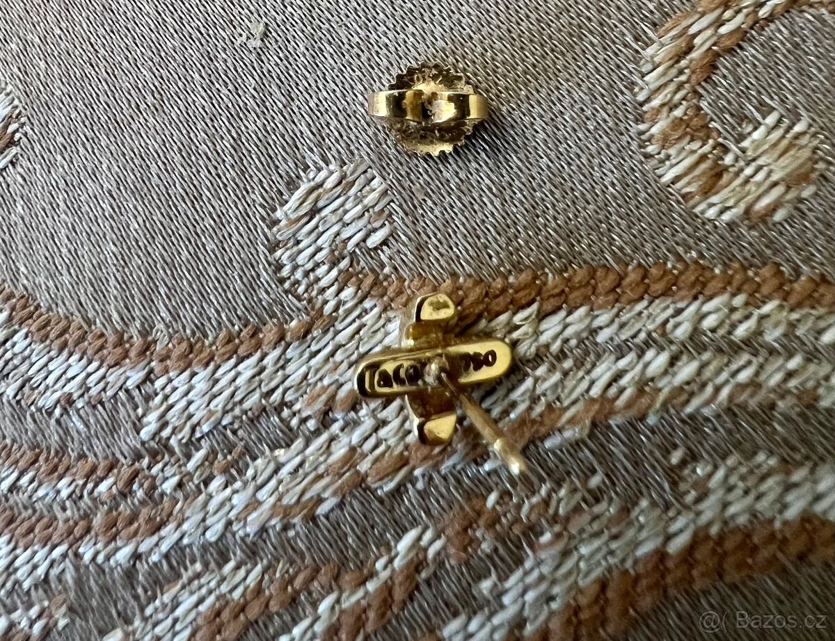 Tiffany&Co zlaté náušnice 750 - 4