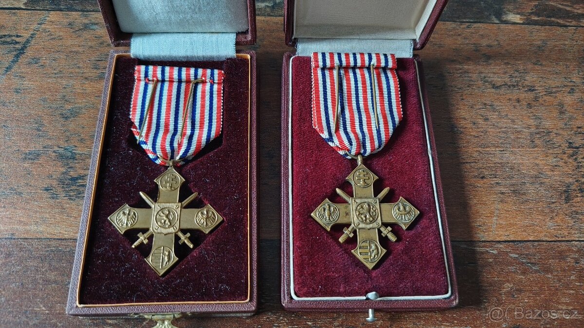 ČSR Válečný kříž 1939 v etui. - 4